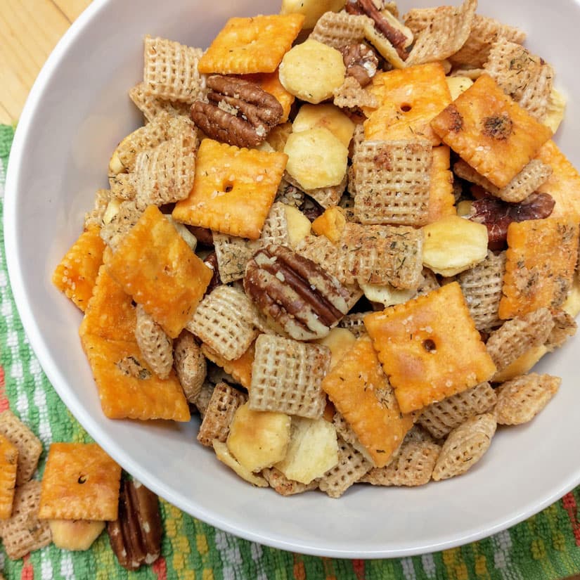 Homemade Chex Mix - Dinner at the Zoo