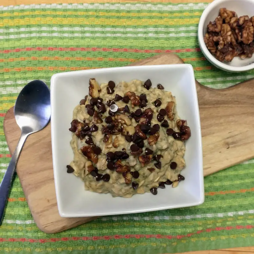 Chocolate Chip High Protein Oatmeal Recipe