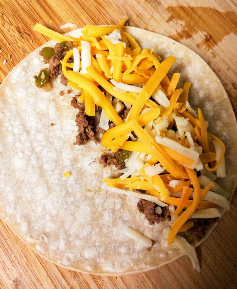 Oven Baked Beef and Cheese Crispy Taco Recipe