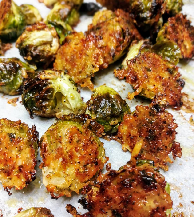 Crispy Parmesan Brussels Sprouts Recipe