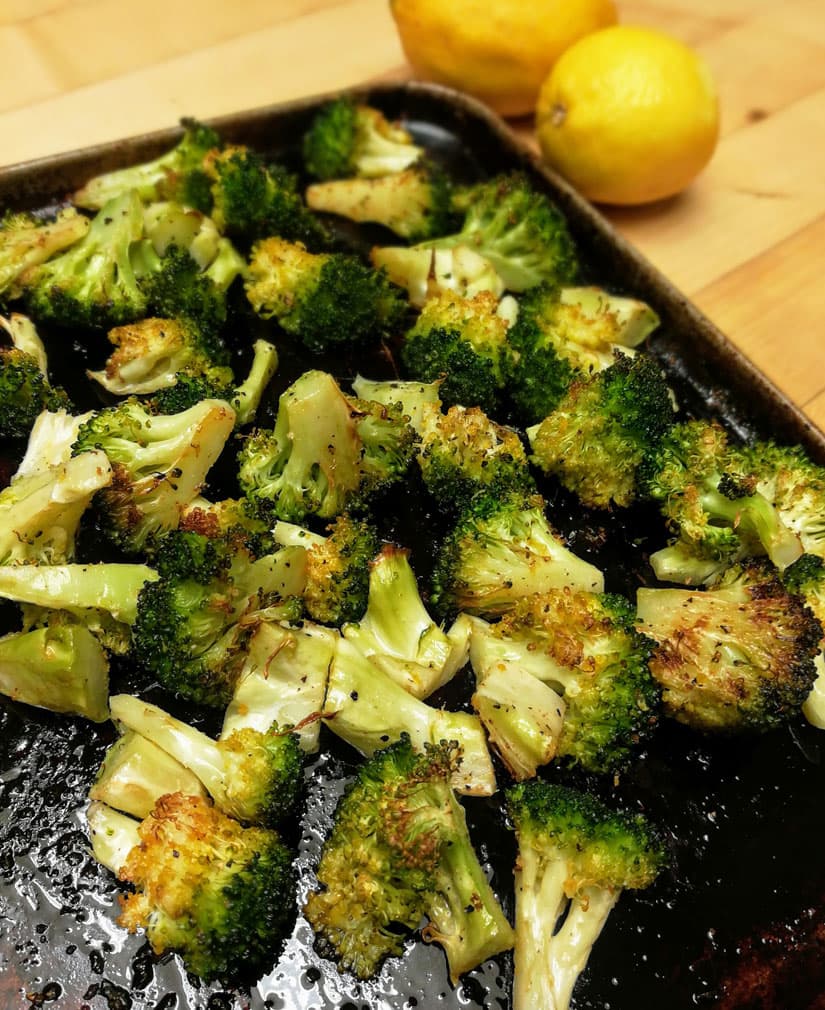 Easy Lemony Roasted Broccoli
