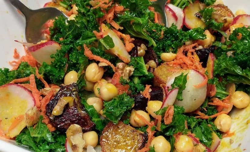Healthy Beet and Kale Salad Recipe