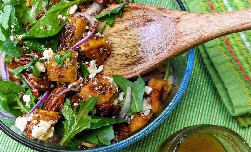 Sweet Potato, Quinoa, and Arugula Salad Recipe