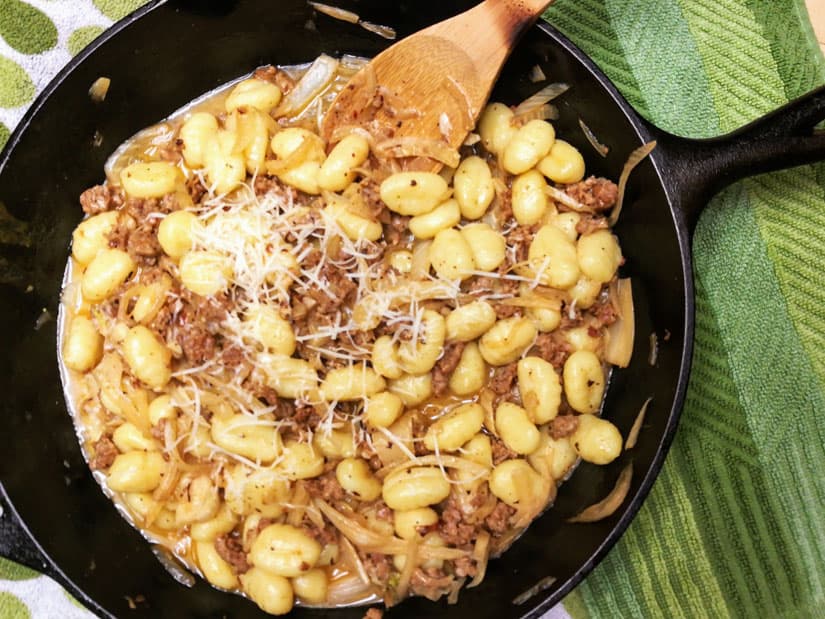 Gnocchi Pasta with Sausage and Fennel