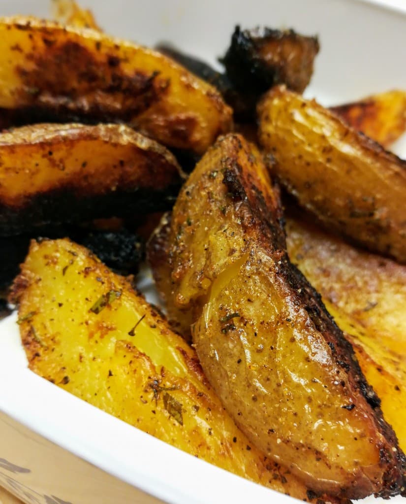 Rosemary Potato Wedges on the Grill