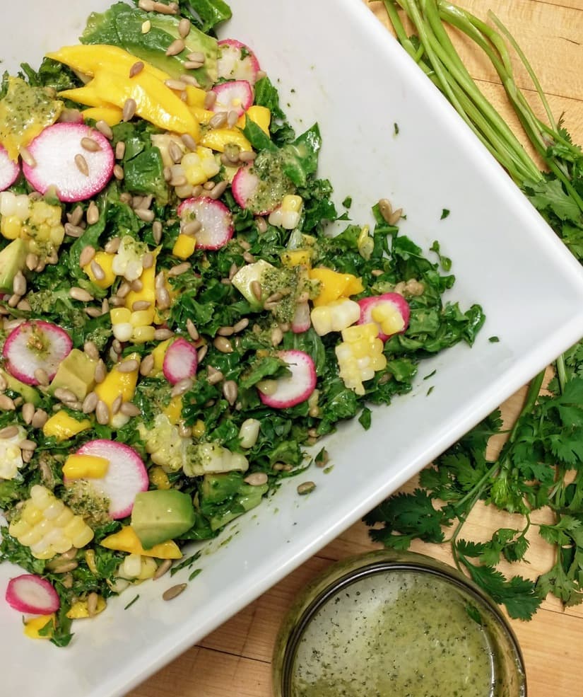 Mango and Kale Salad Recipe