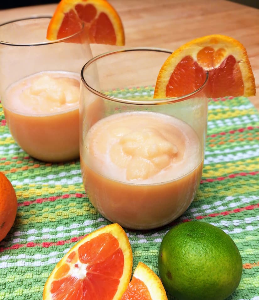 Blended Orange Sherbet Margarita Cocktail Recipe