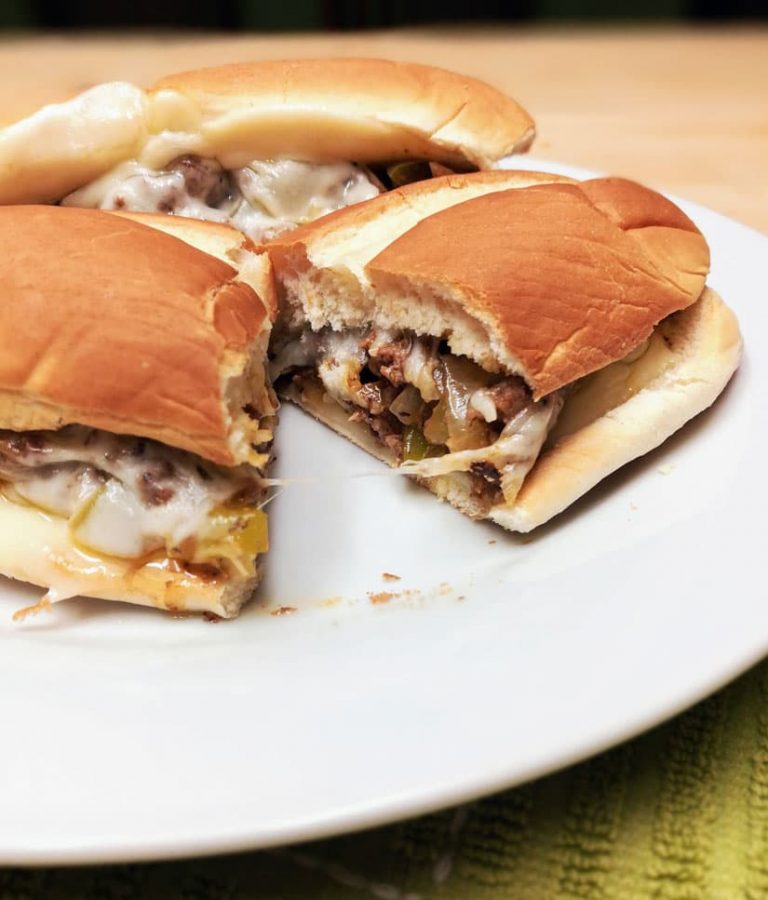 Philly Cheese Steak Sloppy Joes | Namaste Home Cooking