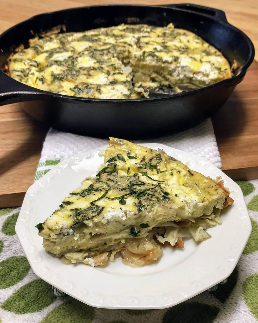 Easy Herby Frittata Recipe