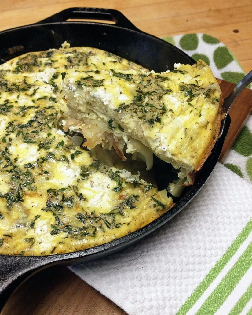 Why I Love This Herb and Goat Cheese Frittata Recipe
