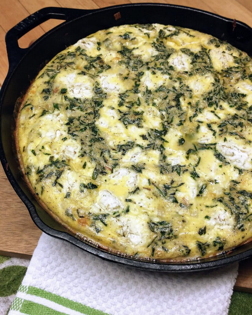 Potato. Herb, Goat Cheese Frittata Substitutions