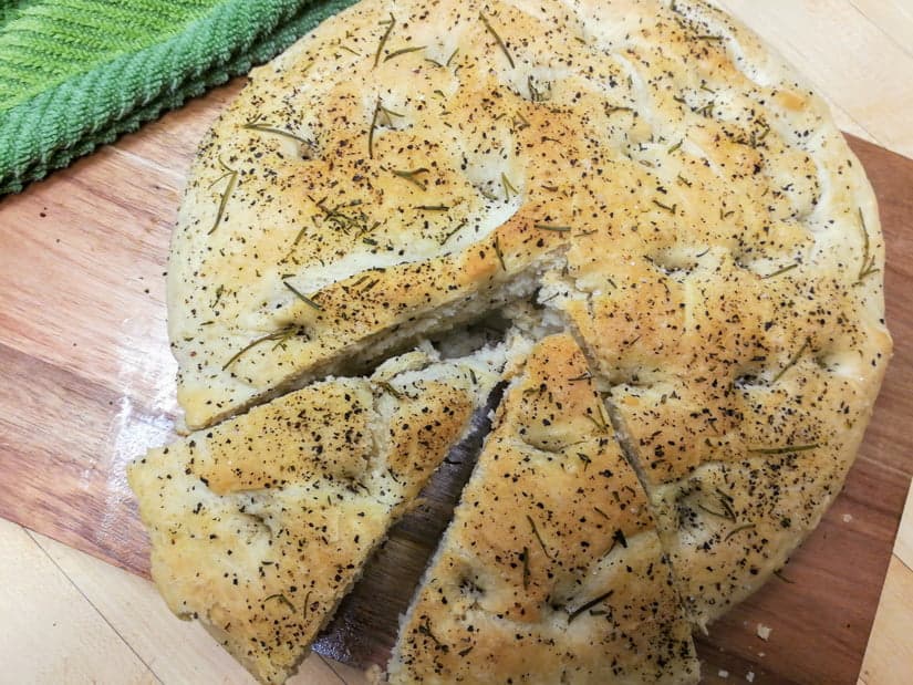 Homemade Rosemary Focaccia Bread Recipe
