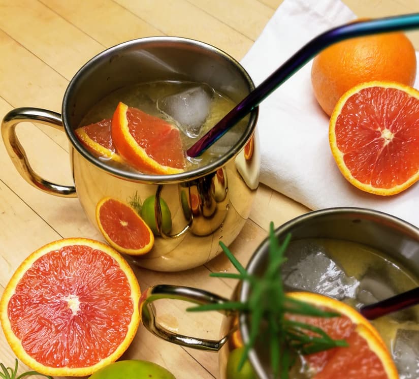 Rosemary Citrus Moscow Mule