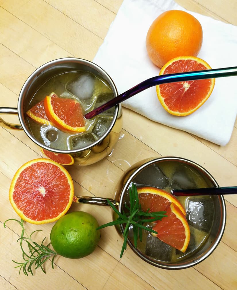 Cirtus Moscow Mule Recipe with Rosemary