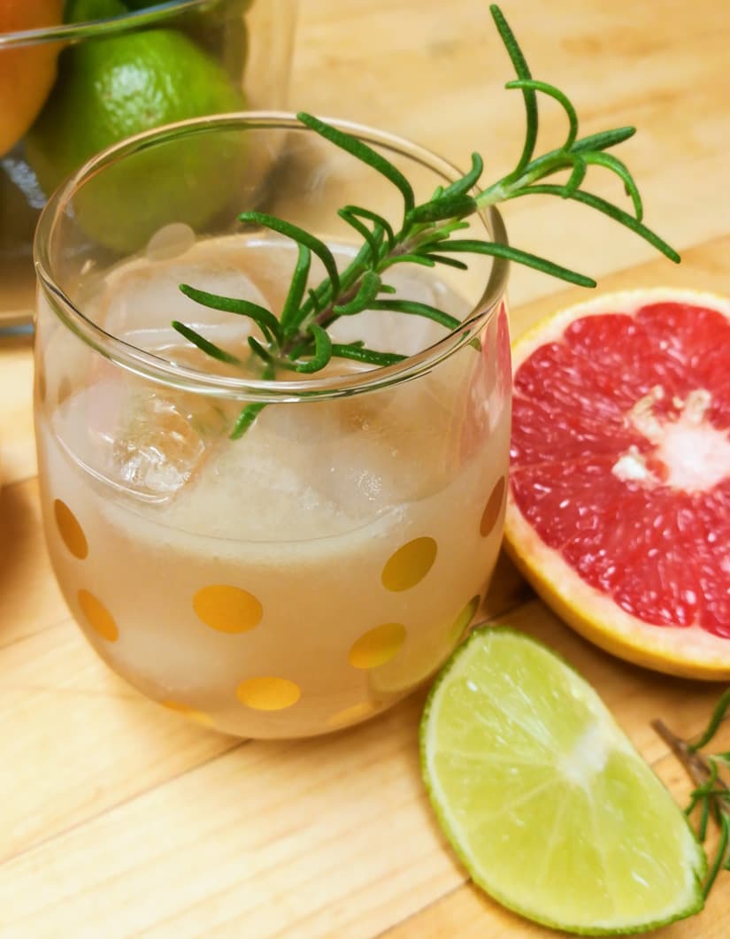 Rosemary Grapefruit Moscow Mule Cocktail Recipe