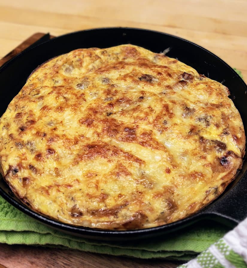Sausage Frittata Recipe for Two