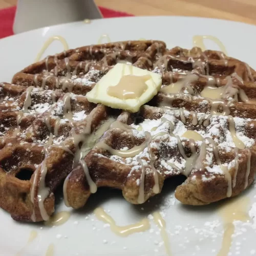 the BEST Gingerbread Waffles (+how to freeze, keep warm, make ahead)