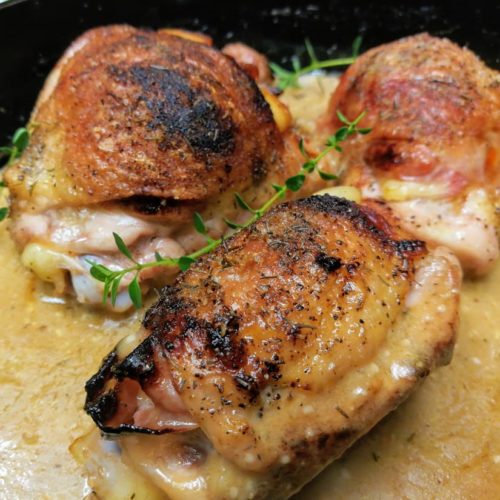Cheesy Chicken Thighs (Cheesy Chicken Thighs)