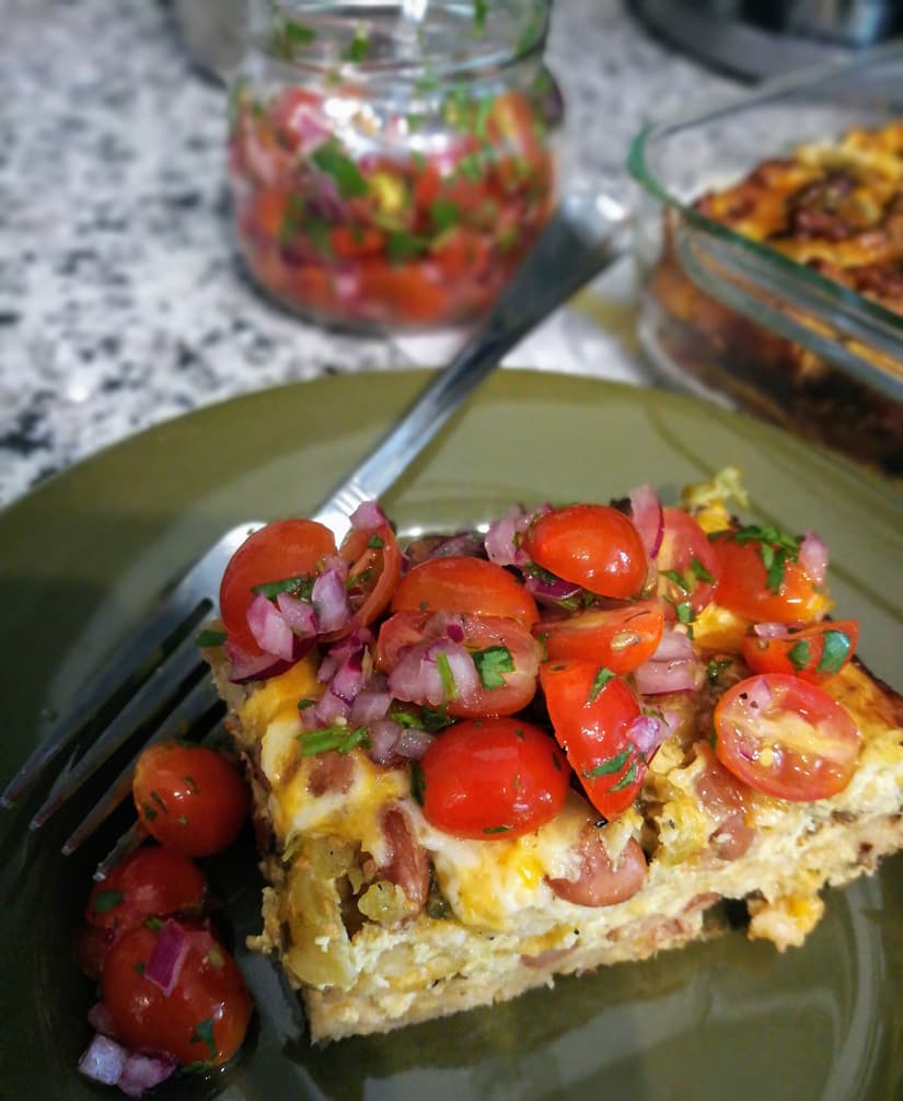 Easy Make Ahead Taco Breakfast Casserole