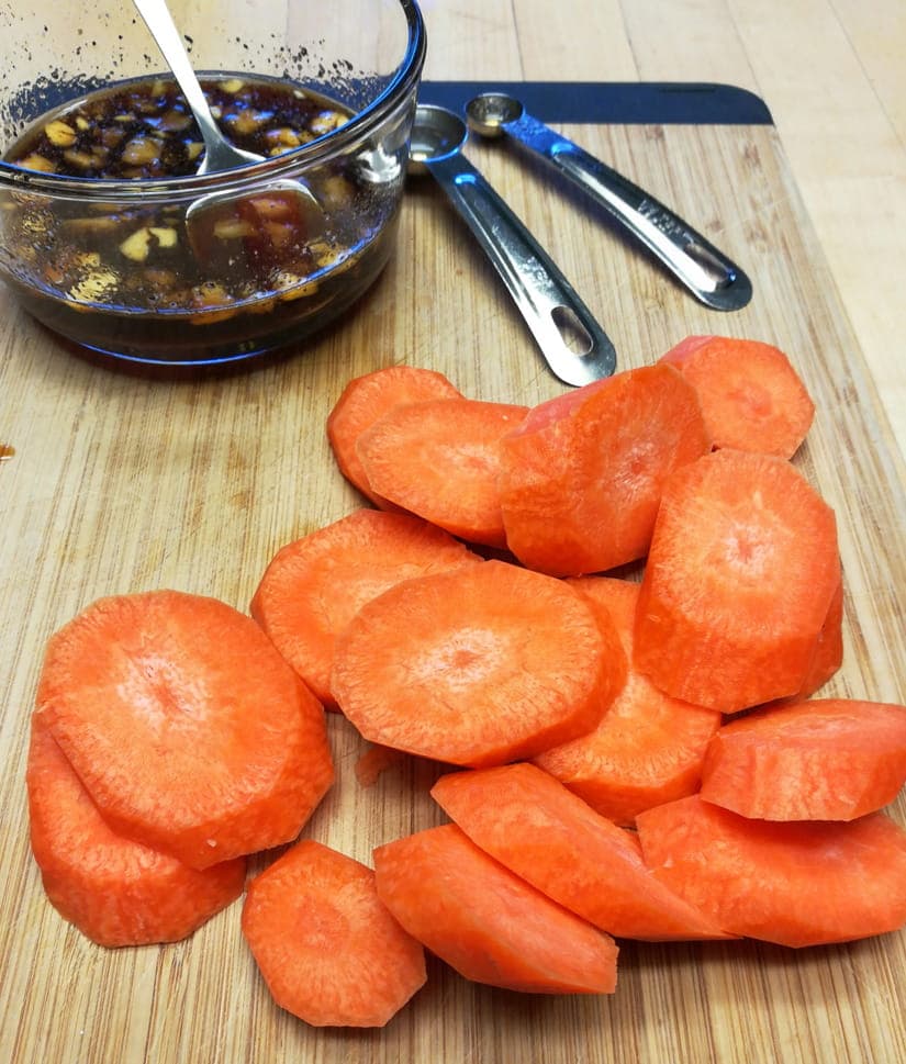Teriyaki Marinated Carrot Jerky