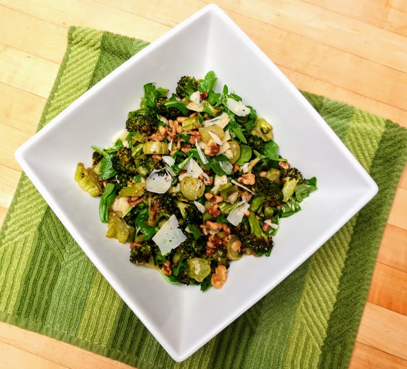 Walnut and Roasted Broccoli Salad Recipe